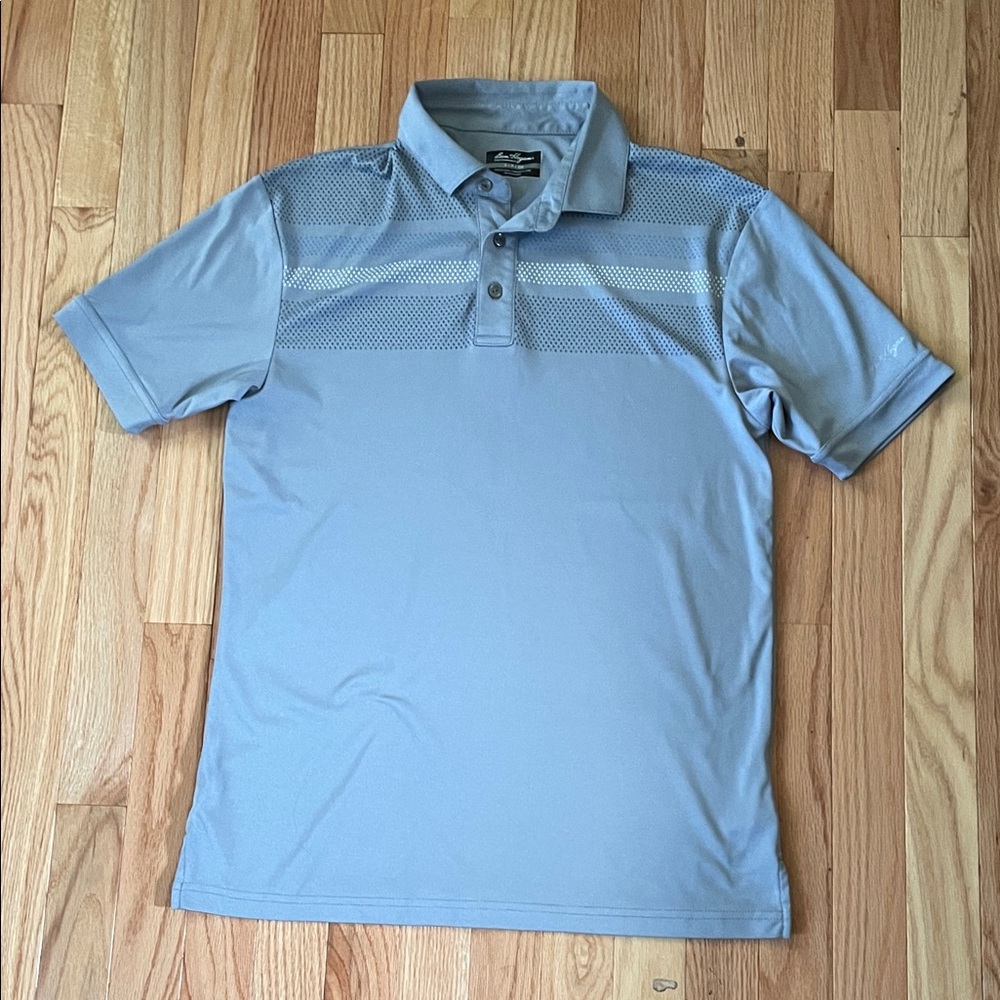 Ben Hogan Performance Polo Shirt Mens Small Gray Golf Outdoors Athletic